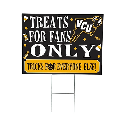 VCU Rams 18" x 24" Halloween Treats Outdoor Yard Sign