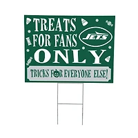 New York Jets 18" x 24" Halloween Treats Outdoor Yard Sign