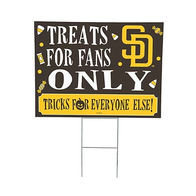San Diego Padres 18" x 24" Halloween Treats Outdoor Yard Sign