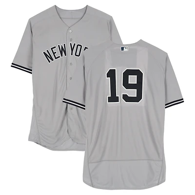 Masahiro Tanaka New York Yankees Game-Used #19 Gray Jersey vs. Washington Nationals on June 18, 2018