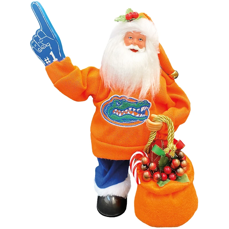 Florida Gators 12" Animated Musical Santa
