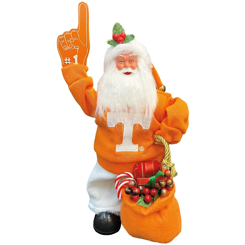 Tennessee Volunteers 12" Animated Musical Santa