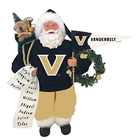 Vanderbilt Commodores 12" Santa Figure