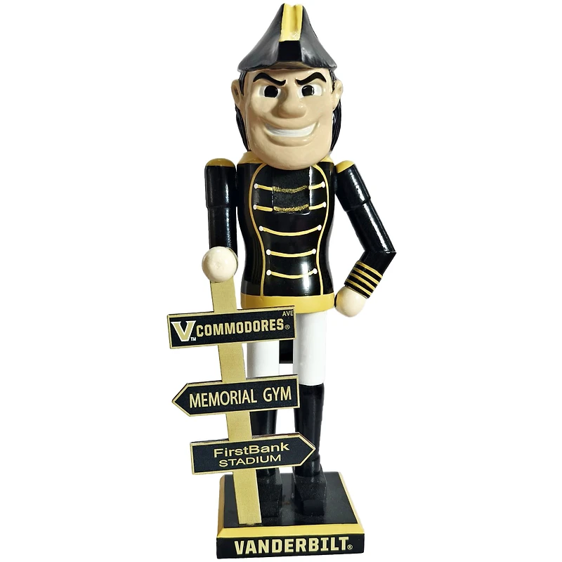 Vanderbilt Commodores 12" Mascot Nutcracker