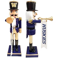 Washington Huskies 14" Bugler Nutcracker