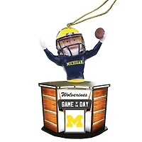Michigan Wolverines 4" Game of the Day Ornament
