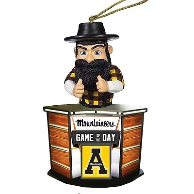 Appalachian State Mountaineers 4" Game of the Day Ornament