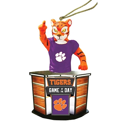 Clemson Tigers 4" Game of the Day Ornament