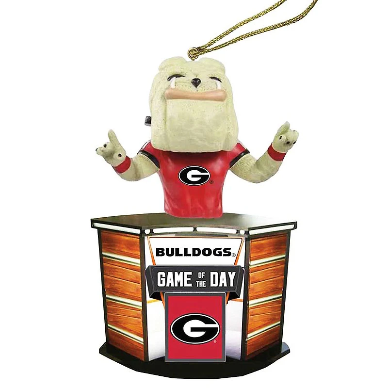 Georgia Bulldogs 4" Game of the Day Ornament