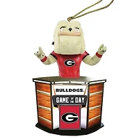 Georgia Bulldogs 4" Game of the Day Ornament