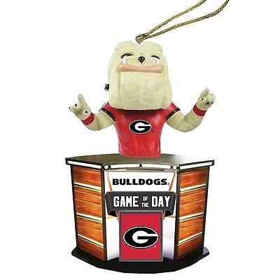 Georgia Bulldogs 4" Game of the Day Ornament