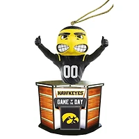 Iowa Hawkeyes 4" Game of the Day Ornament
