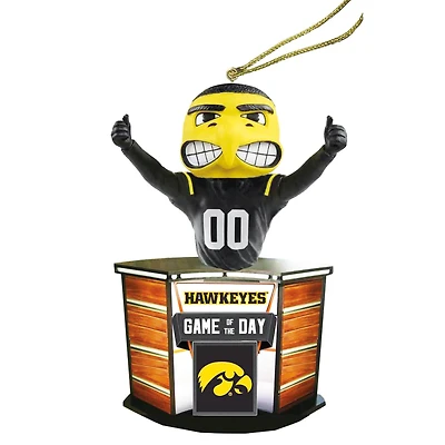 Iowa Hawkeyes 4" Game of the Day Ornament