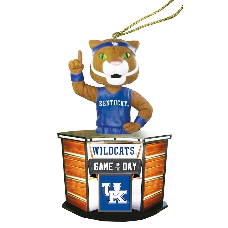 Kentucky Wildcats 4" Game of the Day Ornament
