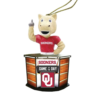Oklahoma Sooners 4" Game of the Day Ornament