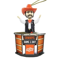 Oklahoma State Cowboys 4" Game of the Day Ornament