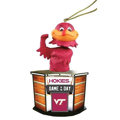 Virginia Tech Hokies 4" Game of the Day Ornament