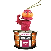 Virginia Tech Hokies 4" Game of the Day Ornament
