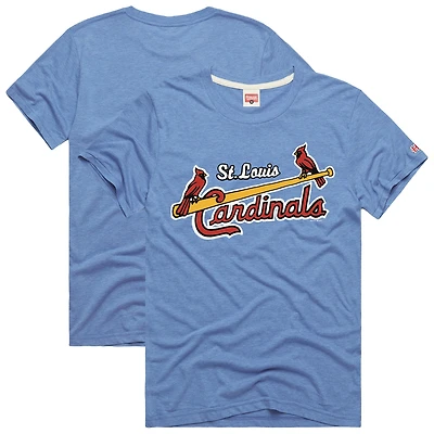 Men's Homage  Light Blue St. Louis Cardinals Hyper Local Refresh T-Shirt