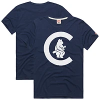 Men's Homage  Navy Chicago Cubs Hyper Local Refresh T-Shirt