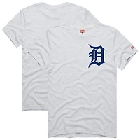 Men's Homage  Ash Detroit Tigers Hyper Local Refresh T-Shirt