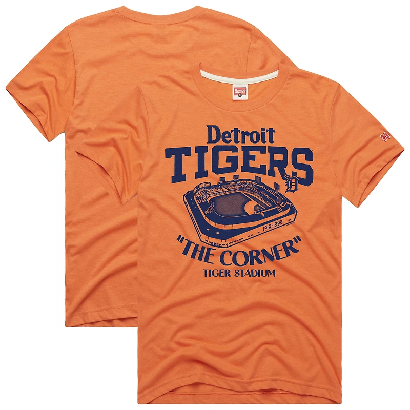 Men's Homage  Orange Detroit Tigers Hyper Local Refresh T-Shirt