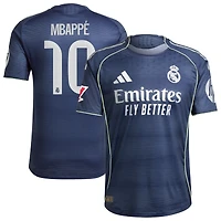 Men's adidas Kylian Mbappé Blue Real Madrid 2025/26 Away Authentic Player Jersey