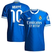 Men's adidas Kylian Mbappé Blue Real Madrid 2025/26 Third Authentic Player Jersey