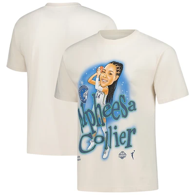 Unisex Playa Society Napheesa Collier Oatmeal Minnesota Lynx Sketch T-Shirt