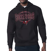 Men's Starter Black Tampa Bay Buccaneers Team Track Graphic Pullover Hoodie