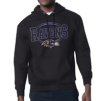 Men's Starter Baltimore Ravens Team Track Graphic Pullover Hoodie