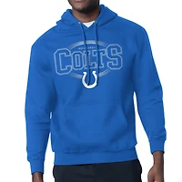 Men's Starter Royal Indianapolis Colts Team Track Graphic Pullover Hoodie