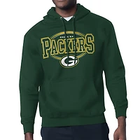 Men's Starter Green Bay Packers Team Track Graphic Pullover Hoodie