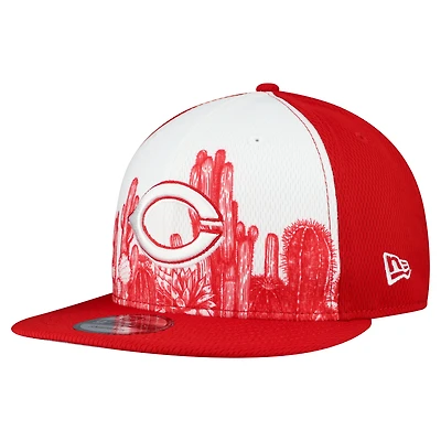 Men's New Era  Red Cincinnati Reds 2026 Spring Training Fan Pack Grow 9FIFTY Snapback Hat