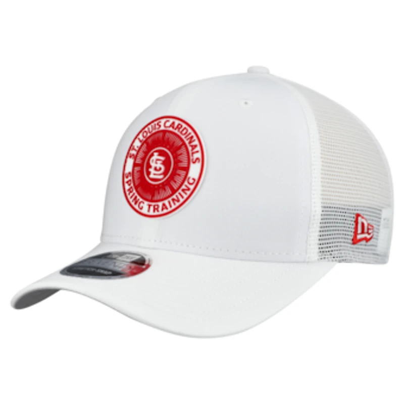 Men's New Era  White St. Louis Cardinals 2026 Spring Training Fan Pack 9SEVENTY Adjustable Trucker Hat