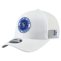 Men's New Era  White Tampa Bay Rays 2026 Spring Training Fan Pack 9SEVENTY Adjustable Trucker Hat