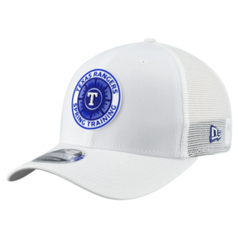 Men's New Era  White Texas Rangers 2026 Spring Training Fan Pack 9SEVENTY Adjustable Trucker Hat