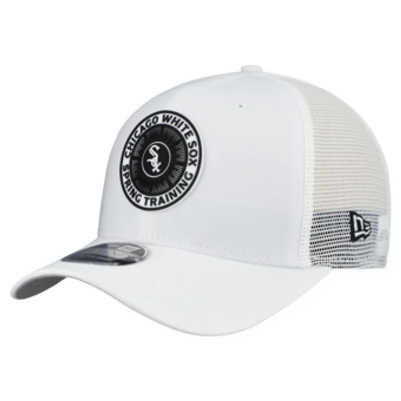 Men's New Era  White Chicago White Sox 2026 Spring Training Fan Pack 9SEVENTY Adjustable Trucker Hat