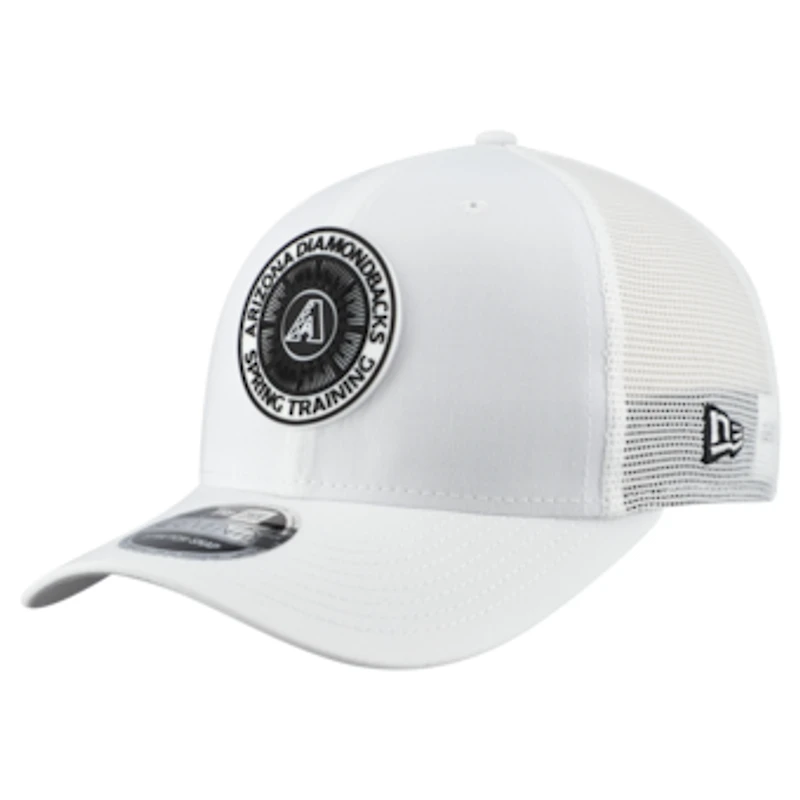 Men's New Era  White Arizona Diamondbacks 2026 Spring Training Fan Pack 9SEVENTY Adjustable Trucker Hat