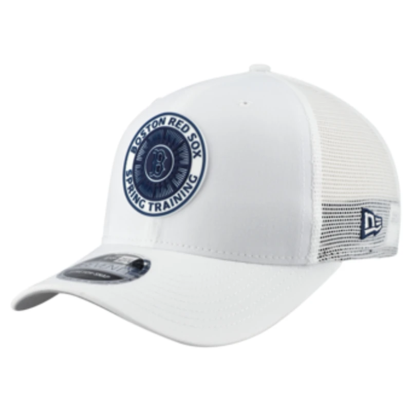 Men's New Era  White Boston Red Sox 2026 Spring Training Fan Pack 9SEVENTY Adjustable Trucker Hat