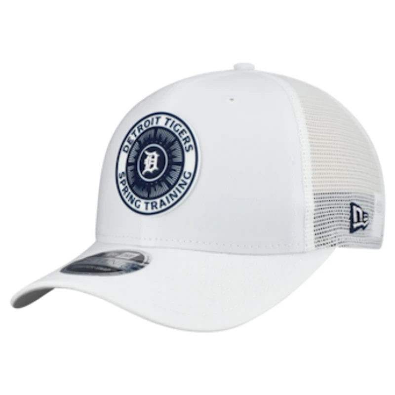 Men's New Era  White Detroit Tigers 2026 Spring Training Fan Pack 9SEVENTY Adjustable Trucker Hat