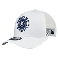 Men's New Era  White Detroit Tigers 2026 Spring Training Fan Pack 9SEVENTY Adjustable Trucker Hat