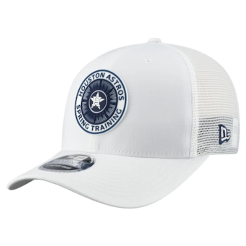 Men's New Era  White Houston Astros 2026 Spring Training Fan Pack 9SEVENTY Adjustable Trucker Hat
