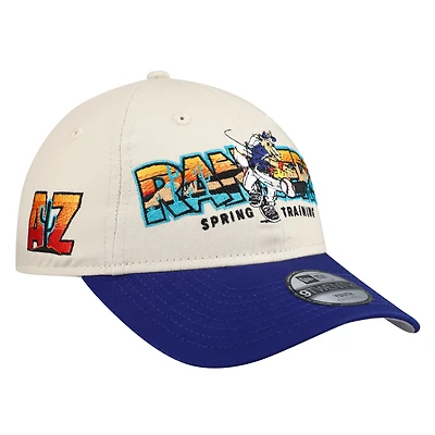 Youth New Era  Stone/Royal Texas Rangers 2026 Spring Training Fan Pack Batter 9TWENTY Adjustable Hat