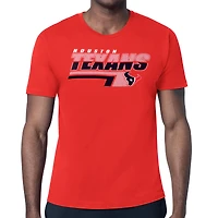 Men's Starter Red Houston Texans Logo Push Graphic T-Shirt