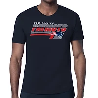 Men's Starter Navy New England Patriots Logo Push Graphic T-Shirt