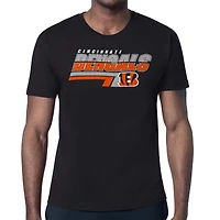 Men's Starter Black Cincinnati Bengals Logo Push Graphic T-Shirt