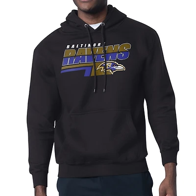 Men's Starter Baltimore Ravens Logo Push Graphic Hoodie