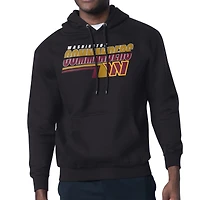 Men's Starter Black Washington Commanders Logo Push Graphic Hoodie
