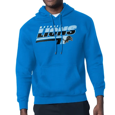 Men's Starter Detroit Lions Logo Push Graphic Hoodie